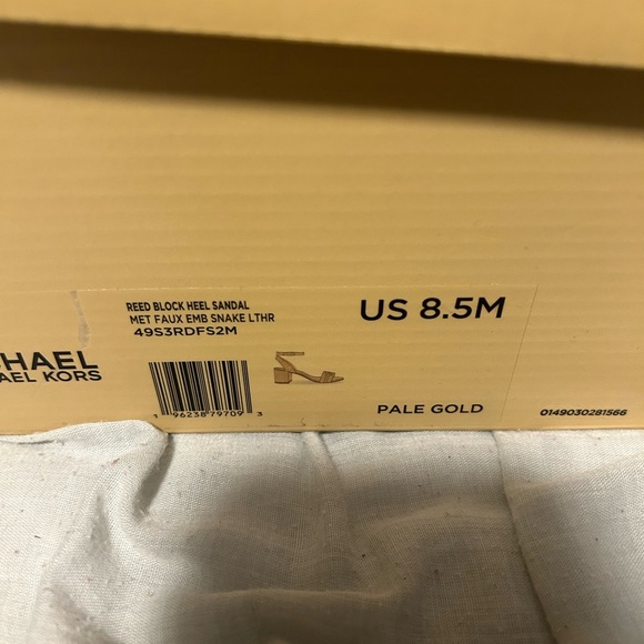 Michael Kors Gold Sandals - Picture 9 of 9